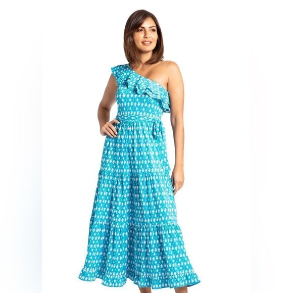 CABANA LIFE Palm Valley One Shoulder Maxi Dress *NEW* - Picture 2 of 5